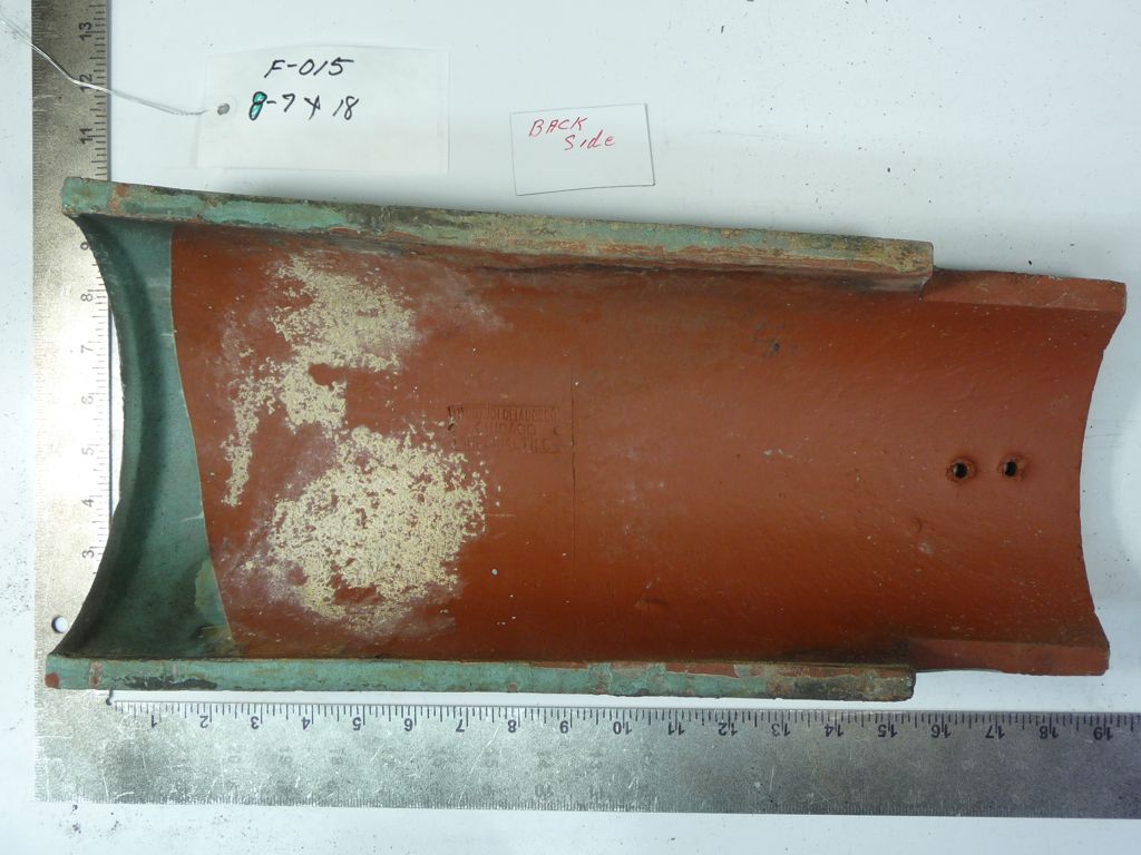 PRODUCT: A-015 > Ludowici 8 x 18 Roman Cover Dull Green Smooth (Reclaimed) Cover