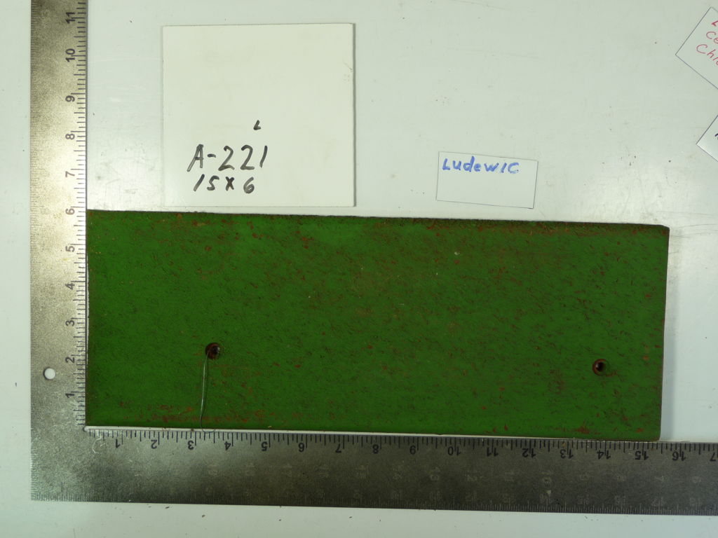 PRODUCT: A-221 > Ludowici Provincial Split Ridge 15 x 6 Dull Green Weathered (Reclaimed) S/R
