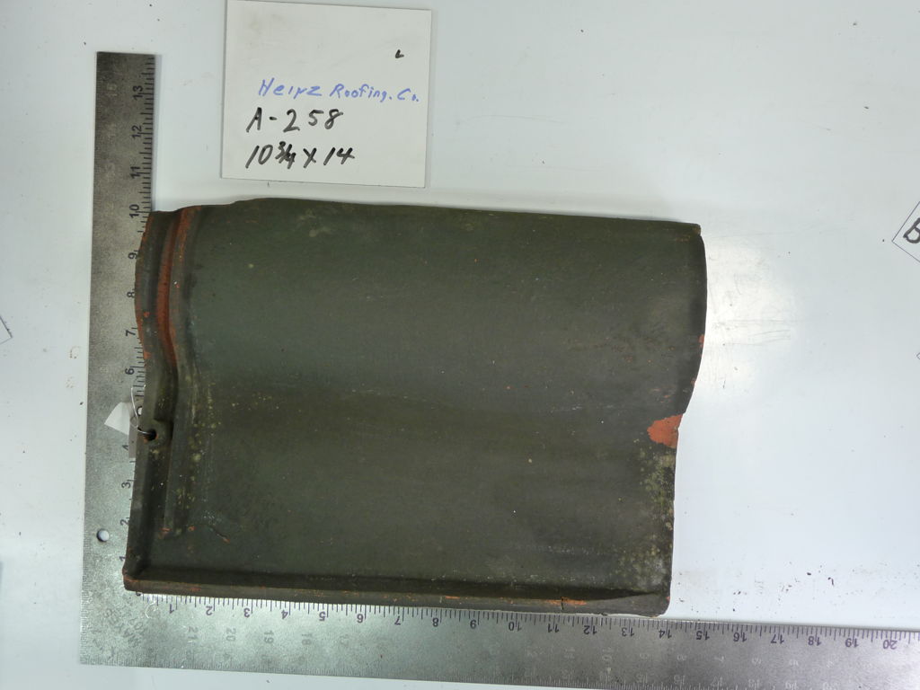 PRODUCT: A-258 > Heinz Span-Lock Seville 14 x 10.75 Dull Green Smooth (Reclaimed) F/T