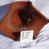 PRODUCT: B-489 > Ludowici High Bump 3-Way 2/#215 /#102 Hip Roll 7.5 x 14 Red Smooth (Reclaimed)