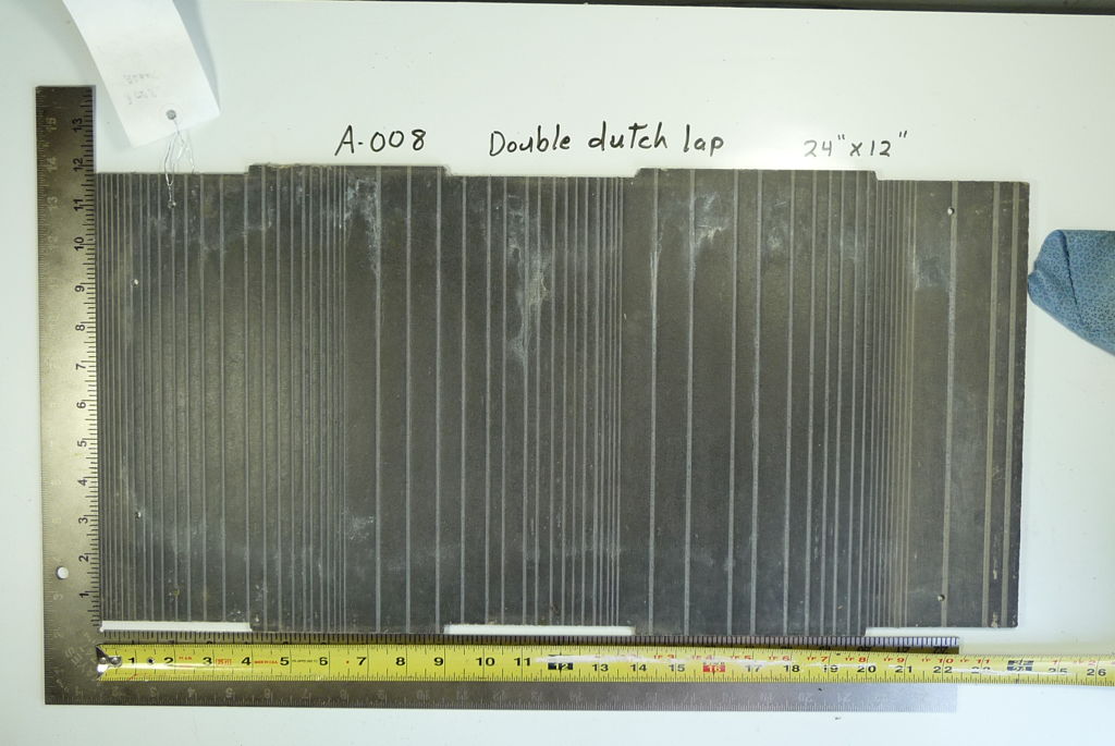 PRODUCT: A-008 > John Manville Double Dutch Lap Mineral Fiber – (Reclaimed) 12 x 24 Rough