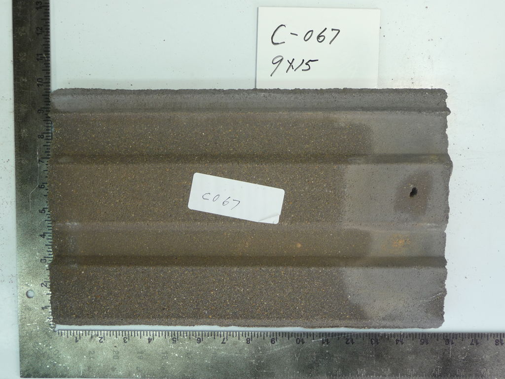 PRODUCT: C-067 > Ribbed Barrel – Concrete Crown 9 x 15 (Reclaimed) Rough